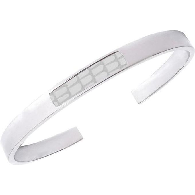 Bandhu armband - White Leather Lizard