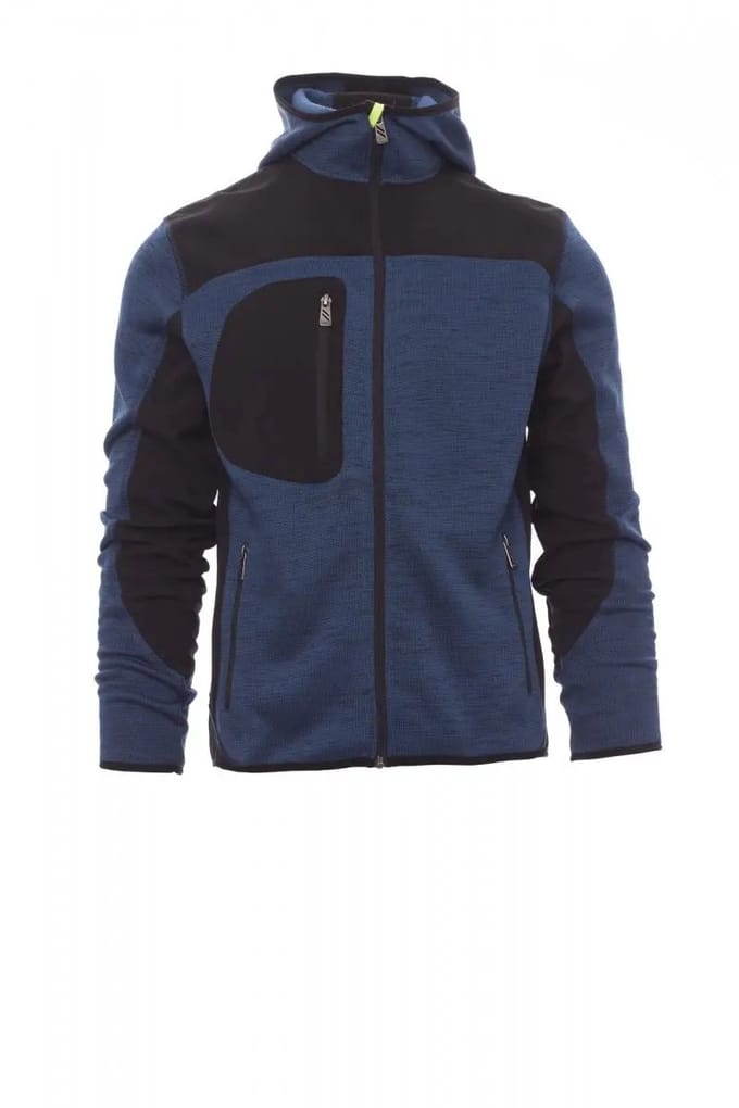 Payper Trip - melange blue/black-fluorescent yellow - L