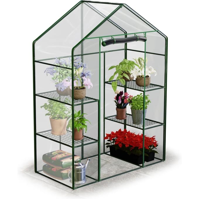 Serre twee stellingen 140 x 71 x 195 cm Plonos 4922