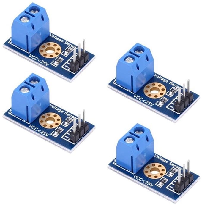 Allecto - Voltage Sensor Module - 4 Stuks tot 25V - Spanning Detector