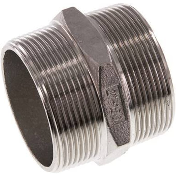 R 2'' RVS Borstnippel 16 Bar - FL2S-M-SH-200R