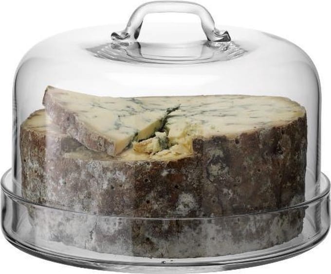 L.S.A. - Serve Serveerplateau met Stolp ø 24 cm - Glas - Transparant -