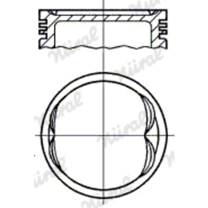 Zuiger NÜRAL 87-306800-10