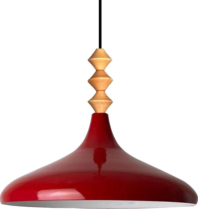 Bamyum Hanglamp E27 Metaal Rood Moderne Lamp