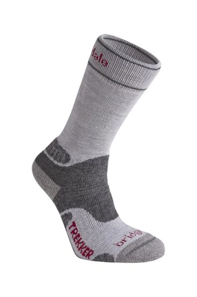 Midweight merino endurance sok grijs - m