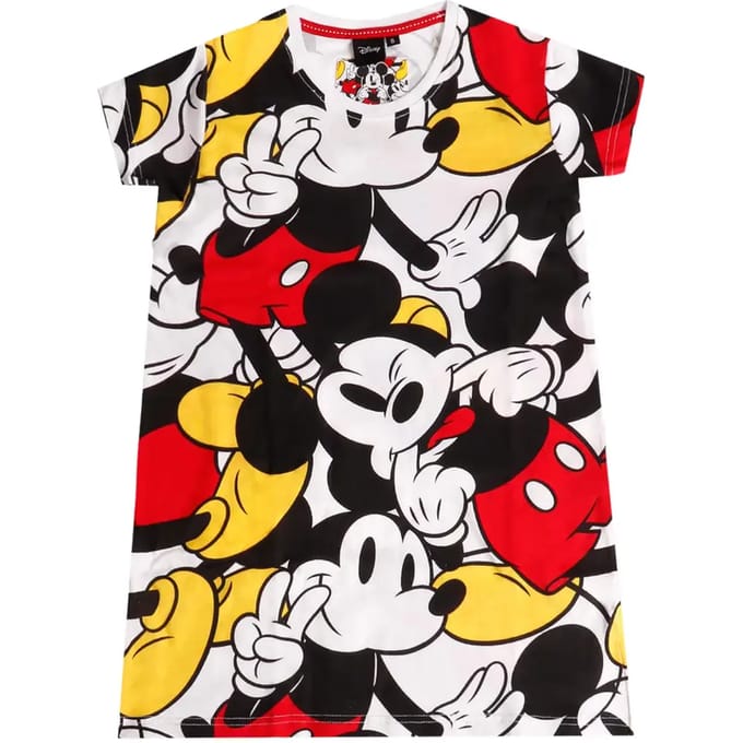 Meisjes t-shirt jurk Disney Big Mickey