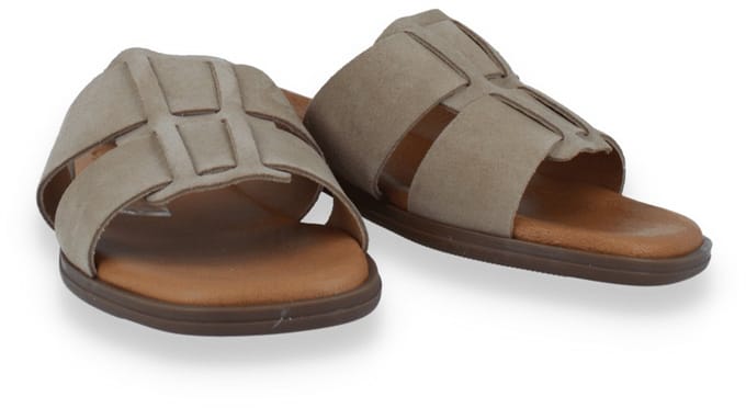 Oh! My Sandals Dames Slipper | Beige | Maat: 36