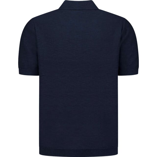 No Excess Polo Pullover Short Sleeve Slub Navy  2XL