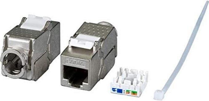 EFB-Elektronik INFRALAN - modulaire invoer - RJ-45 - zilver (E-200100)