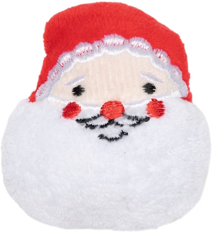 Kerstman Hoofd met Catnip - 7 x 6 cm - UniQ PETS - Kattenspeeltje