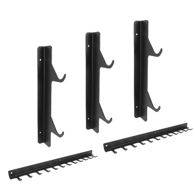 Étagère de rangement pour barre de traction murale pour salle de sport à domicile   pour équipement d'entraînement black