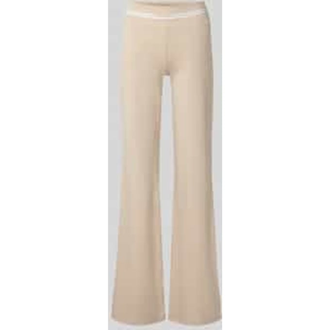 flared legging met elastische band model 'Jasmin'