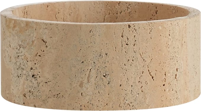 Fruitschaal Travertin Beige