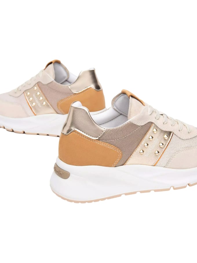 Nero Giardini 512863 Sneakers - Leer - Dames - Beige - Maat 36