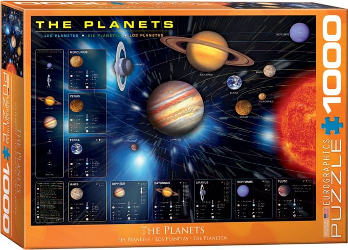 Eurographics - De Planeten [The Planets] - 1000 stukjes 68×48cm (b×h) - Legpuzzel