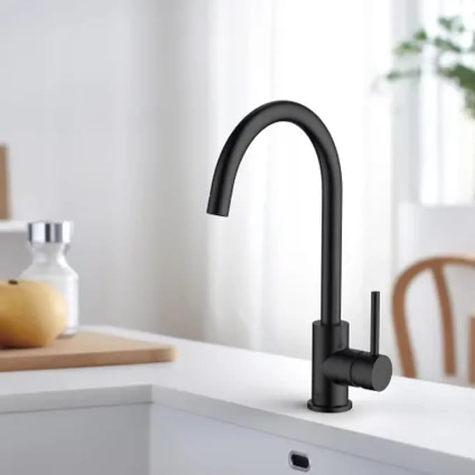 Aquavive Keukenmengkraan Irminio Zwart Mat