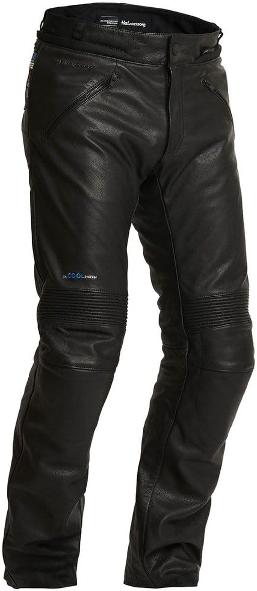 Halvarssons Leren Rinn Zwart Motorbroek - Broek
