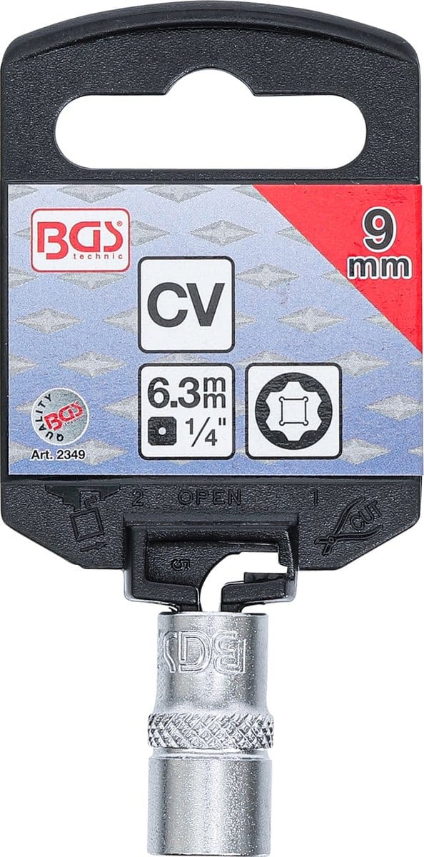 BGS Dopsleuteldop Super Lock 1/4 9 mm
