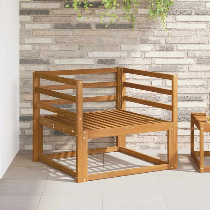 vidaXL - Buiten - Midden - Sofa - Naturel
