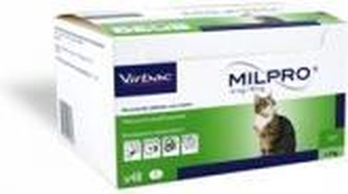 Milpro Ontwormingsmiddel - Grote Kat - 4 Tabletten