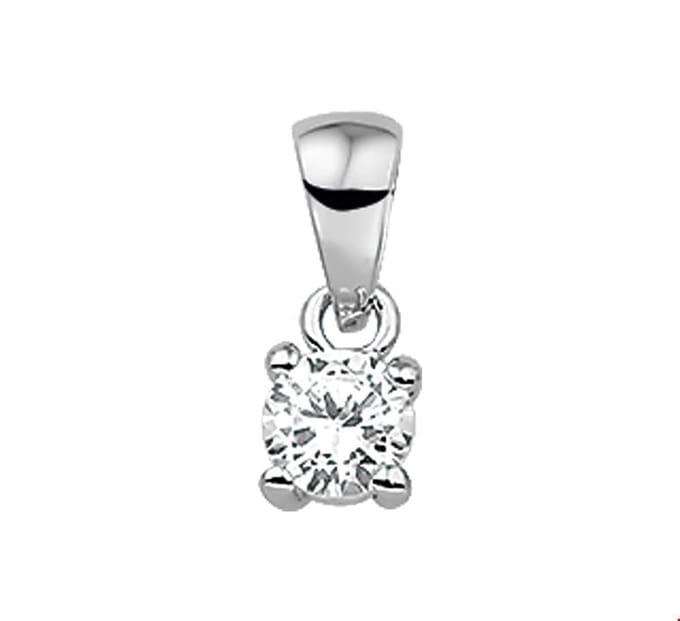 Zilver Gerhodineerde Hanger zirkonia 1313259