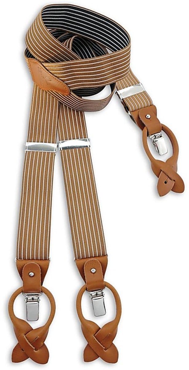 Sir Redman - Bretels - bretels Striped Gent cognac - cognac