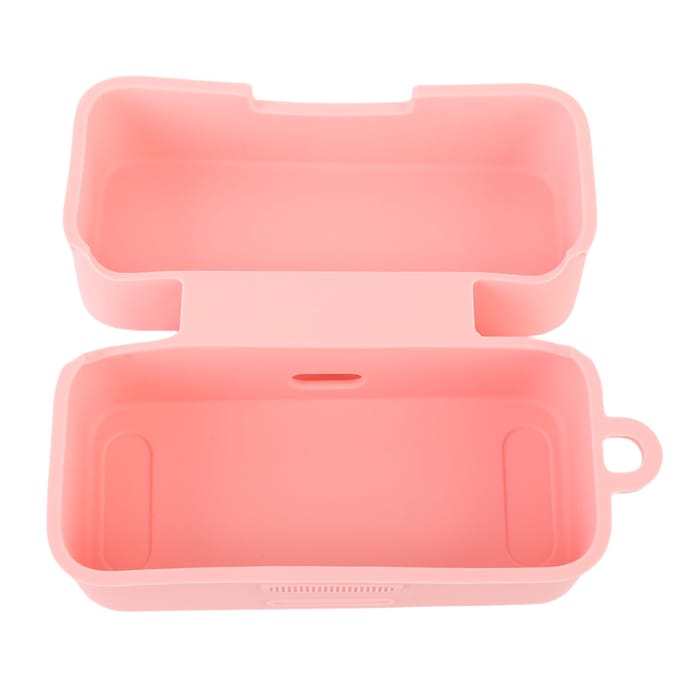 Microfoon Oplaadcase Siliconen Beschermhoes Roze Anti-kras Schokbestendig Microfoon Opladen pink