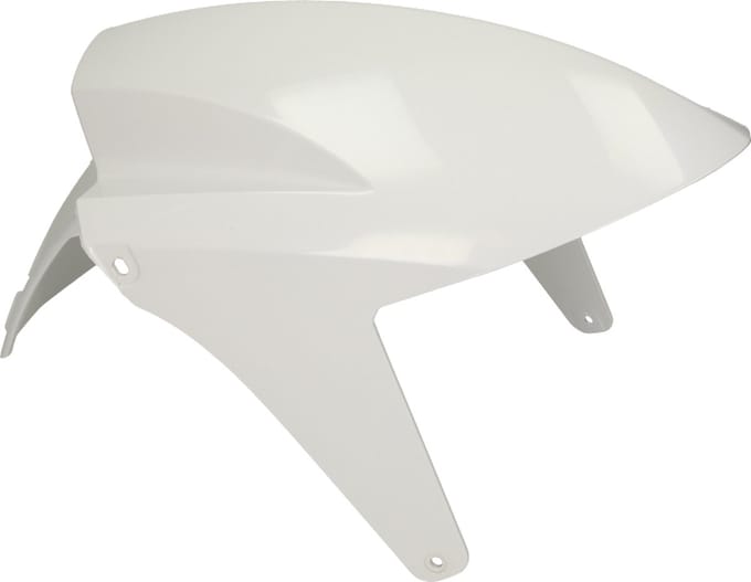 Voorspatbord MKX voor MBK Nitro, Yamaha Aerox wit