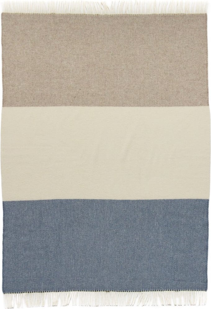 MoST - Plaid Sky Stripe - 130 x 170 cm - 100% Nieuw-Zeelandse schapenwol