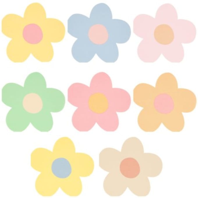Meri meri - servetten à 16 stuks, daisy