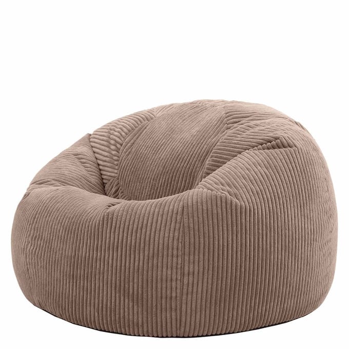 icon - Kingston Zitzak Fauteuil - Ribfluweel - Mocha