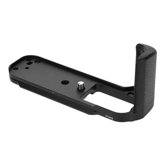 Support de caméra portable en métal anti-vibration Meike MK XT20G en forme de L pour Fuji X-T1020 gray