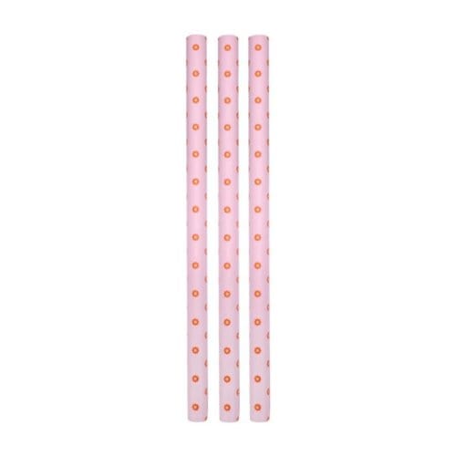 Ole cadeaupapier flowers - light fuchsia/blood orange/blonde