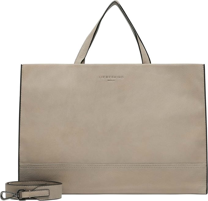 LIEBESKIND BERLIN Handtas Schoudertas LOU 2 3D Leather Satchel Stone Taupe