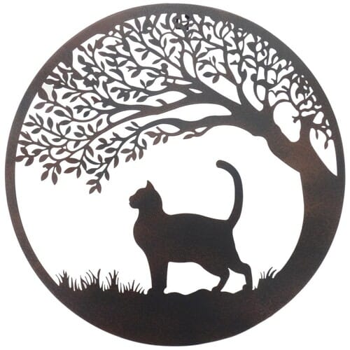 Beeldjes Signes Grimalt Parez-Boomornament Met Kat