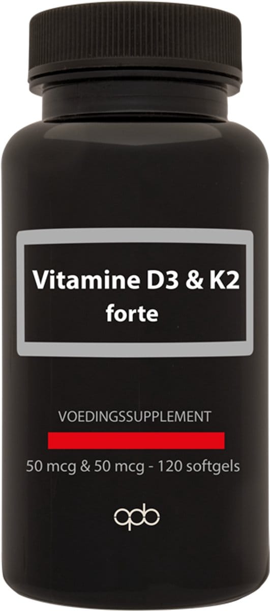 APB Holland Vitamine D3 50mcg & K2 50mcg forte 120 Softgels