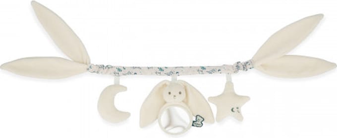 Kaloo Lapinoo – Wagenspanner - Kinderwagenaccessoire - Crème - Konijn