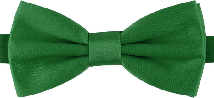 Ladeheid Vlinderdas - Strikjes voor Heren - Lengte: 12 cm, Breedte: 6 cm - Donkergroen - LA-SR-M
