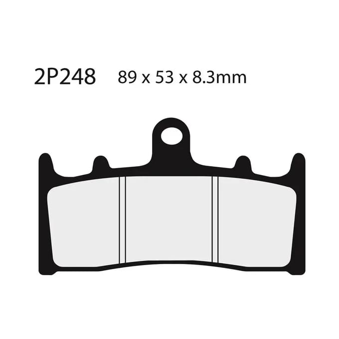 Semimetalen remblok Nissin 248NS