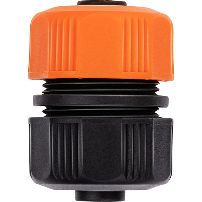 BLACK+DECKER Slangverbinder 1/2" - 13 ⌀ MM - Tuinslangkoppeling - Zwart/Oranje