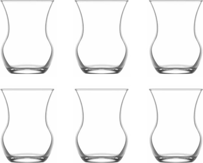LAV Ayda Theeglazen - 6 stuks - 135 ml - Glas
