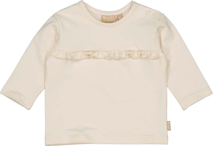 Quapi - Meisjes Shirt - Offwhite - Maat 68
