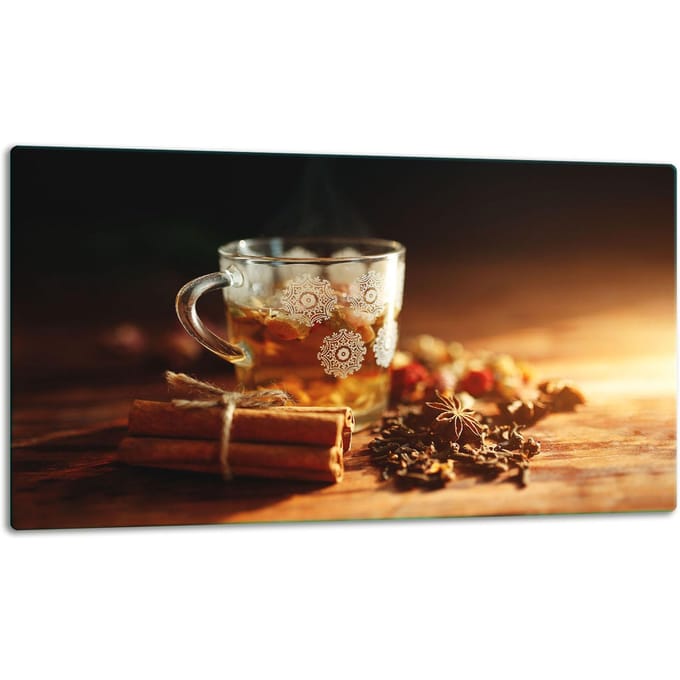 TMK ArtDeko - Snijplank - Glasplaat - 52x30cm - Inductie Bescherming