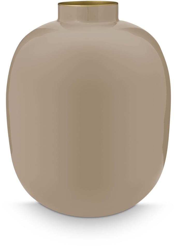 Pip Studio - Vaas - Khaki - IJzer - 25x32cm