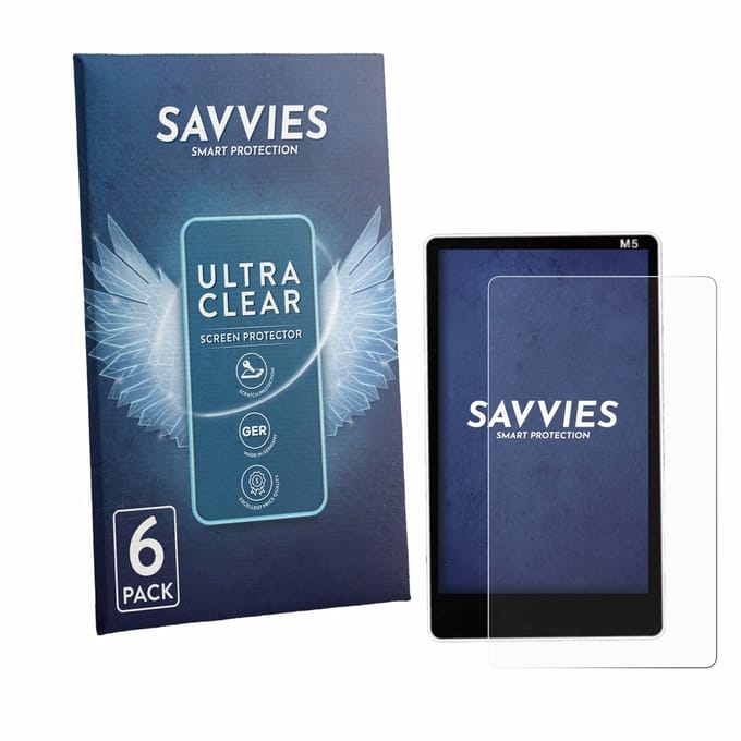 Savvies - Screenprotector voor Acogedo M5 - Folie Beschermfolie transparant 6 Stuks