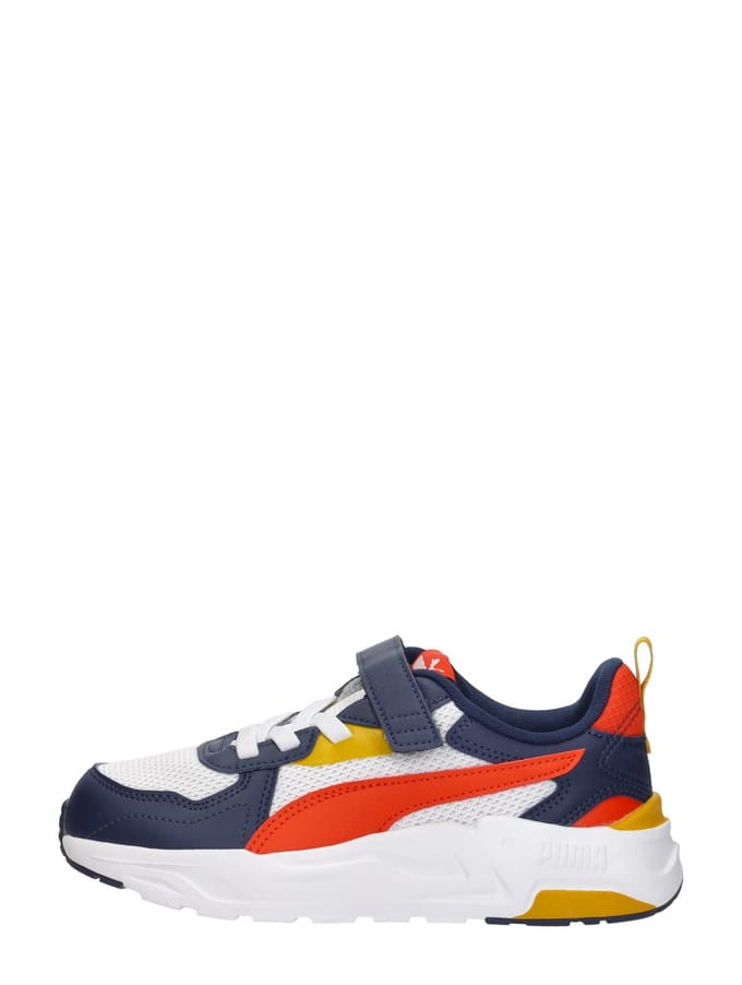 PUMA Trinity Lite AC+ PS Unisex Sneakers - PUMA White-Fierce Red-Persian Blue