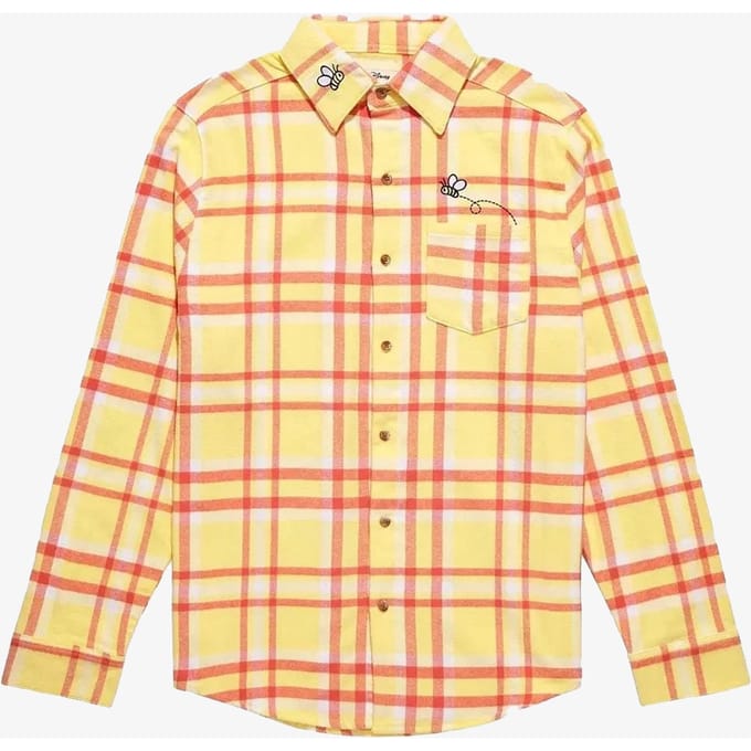 Cakeworthy Winnie the Pooh Bee Flannel - L