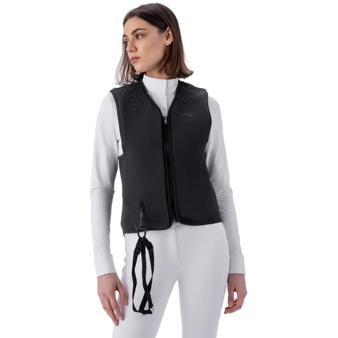 Airbagwest met Strass voor Paardrijden Equiline Belmove L2