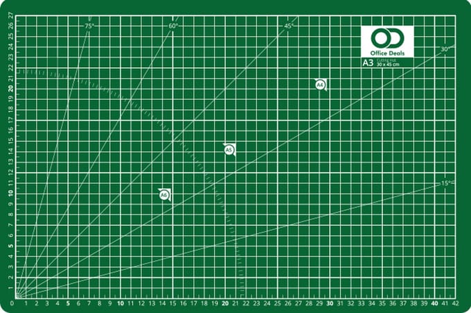 Snijmat A3 - 45 x 30 cm - Groen