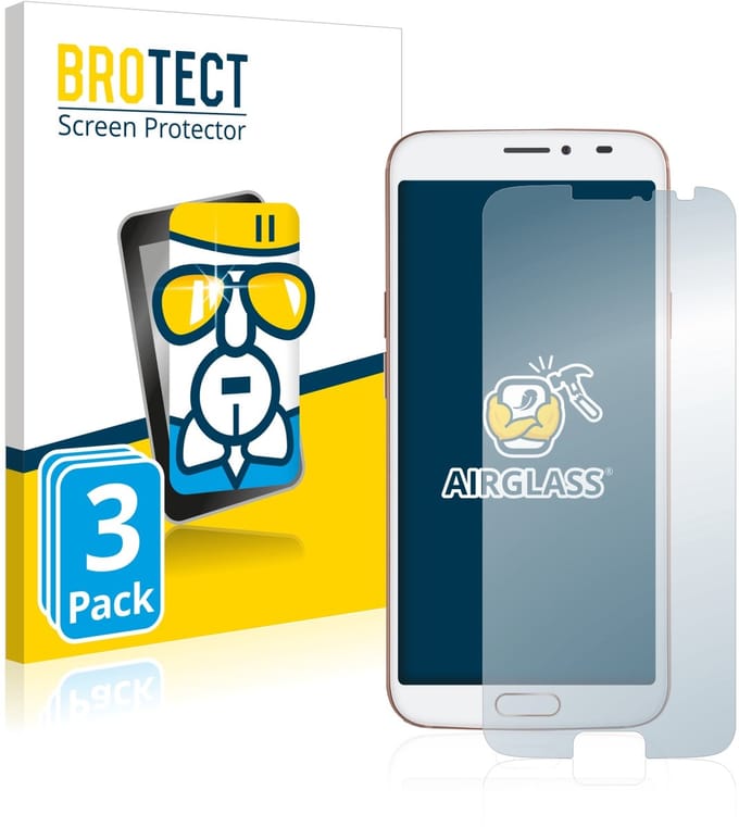 Screenprotector 3 Stuks voor Doro 8080 Beschermglas transparant